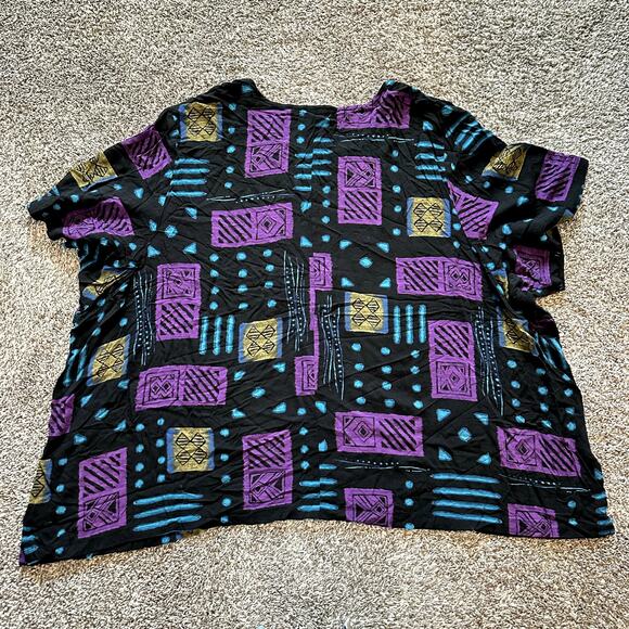 VTG PHYSICAL ATTRACTION Short Sleeve Top Size 6X Casual Classic Eclectic Indie - Picture 4 of 9